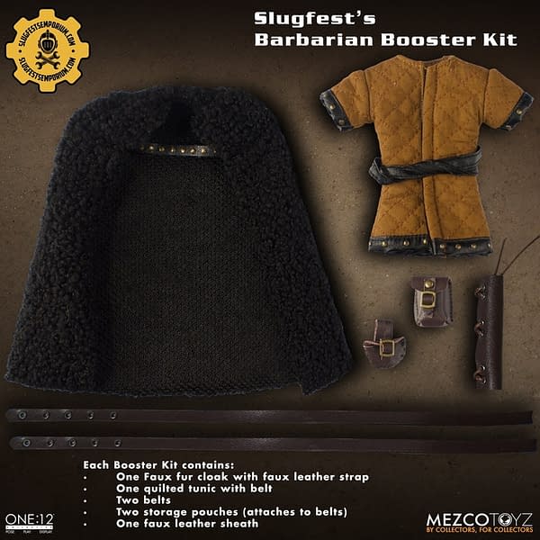 Mezco Toyz Unveils Slugfest's Barbarian Booster Kit for Conan