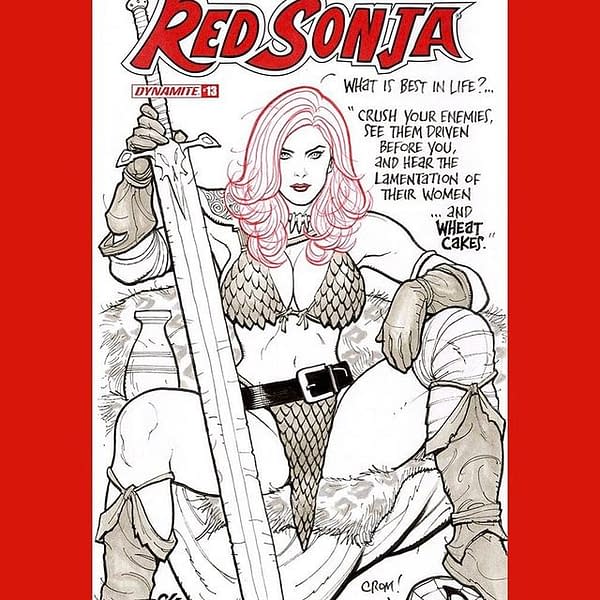 Frank Cho Outrage Sketch Covers