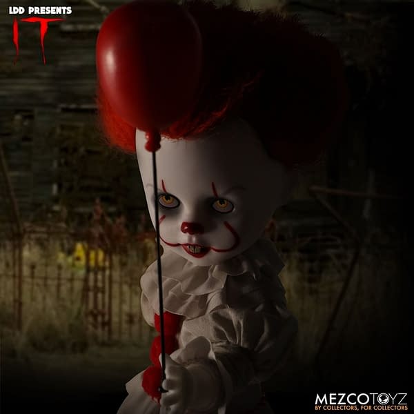 Pennywise the Clown Joins Mezco Toyz Living Dead Doll Collection