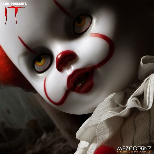 Pennywise the Clown Joins Mezco Toyz Living Dead Doll Collection
