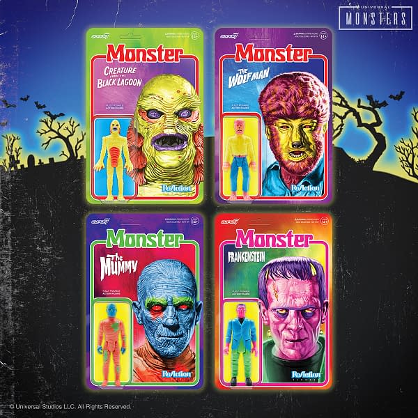 Universal Monsters Get A Sweet New ReAction Wave From Super7