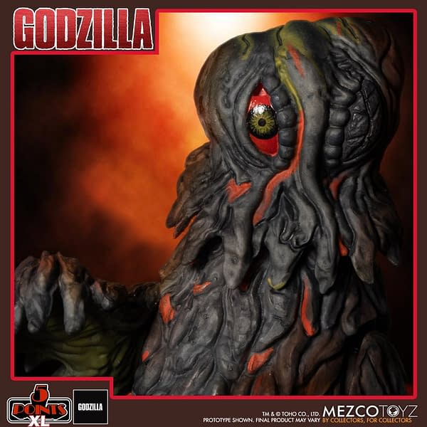 Mezco Toyz Reveals Godzilla vs. Hedorah 5 Points XL Boxed Set '