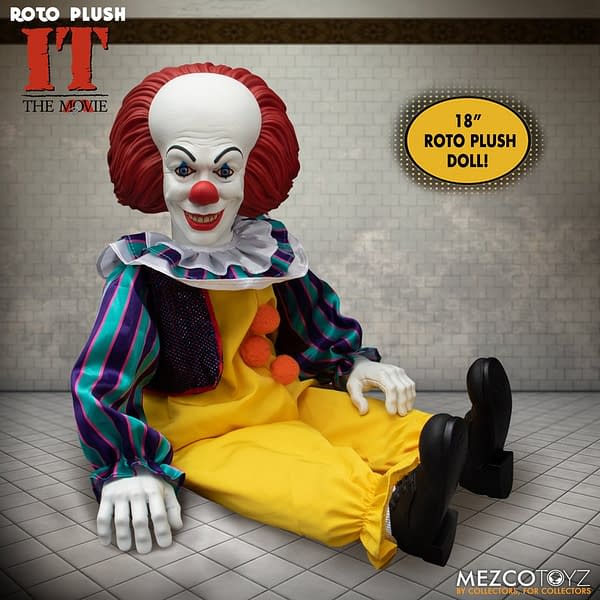 IT's Pennywise Receives New MDS Roto Plush from Mezco Toys