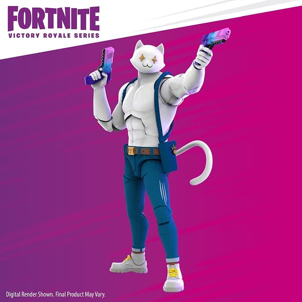 Hasbro Reveals Fortnite Victory Royale Series Meowscles Ghost Variant 