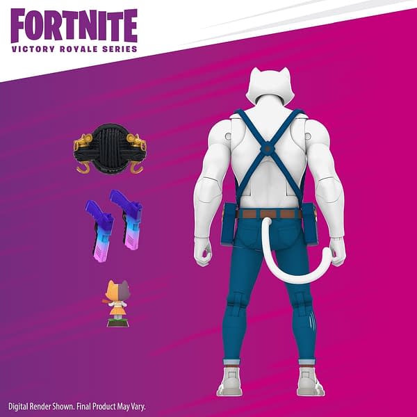 Hasbro Reveals Fortnite Victory Royale Series Meowscles Ghost Variant 