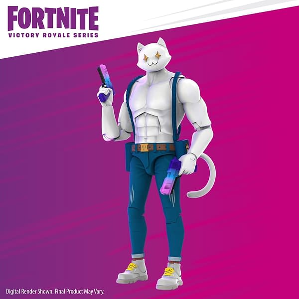 Hasbro Reveals Fortnite Victory Royale Series Meowscles Ghost Variant 