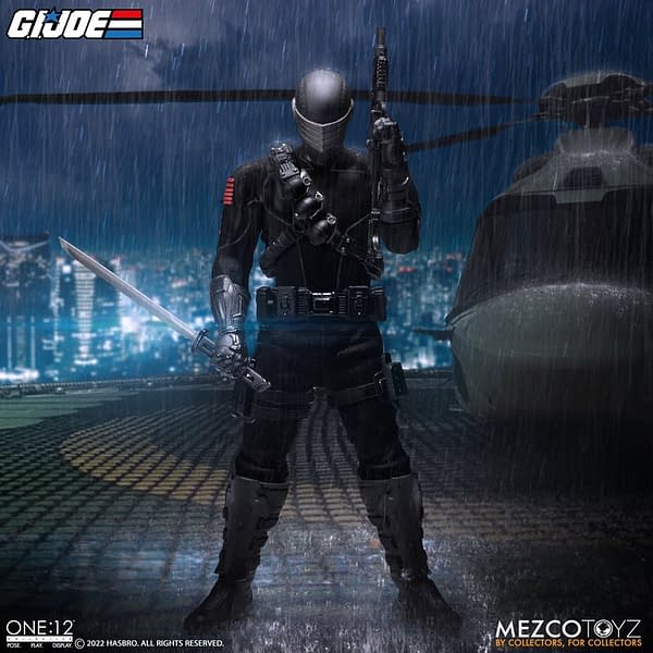 G.I. Joe Snake Eyes Deluxe Edition Deploys with Mezco Toyz