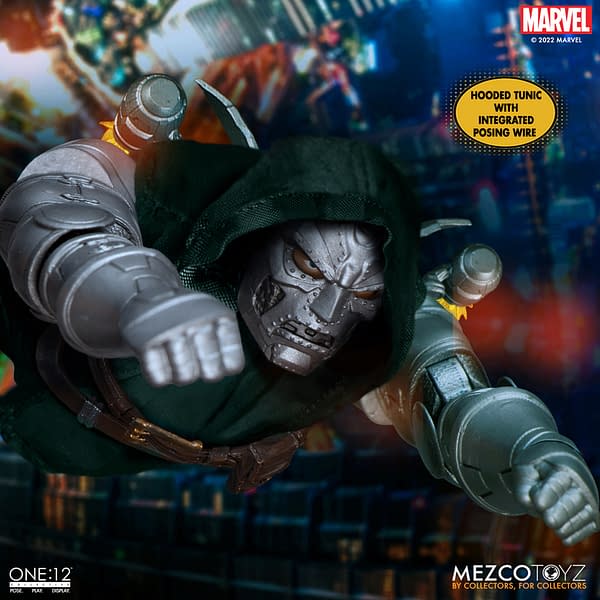 Wield the Power of Doctor Doom with Mezco Toyz Newest One:12 Figure