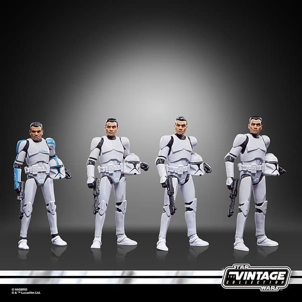 Hasbro Exclusive Star Wars Clone Trooper Army Building 4-Pack Arrives