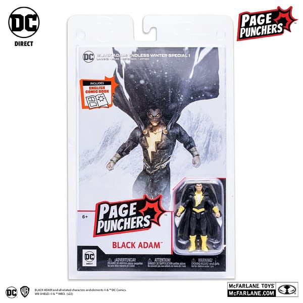Flash and Black Adam Join McFarlane's DC Comics Page Punchers Line