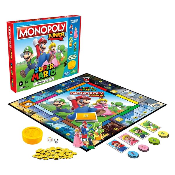 Hasbro &#038; Nintendo Come Together For Monopoly Jr. Super Mario Edition