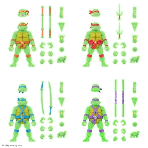 TMNT Super7 Mutagen Ooze Glow Ultimates Up For Preorder