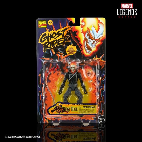 Marvel Legends Retro Carded Ghost Rider Figure Revealed