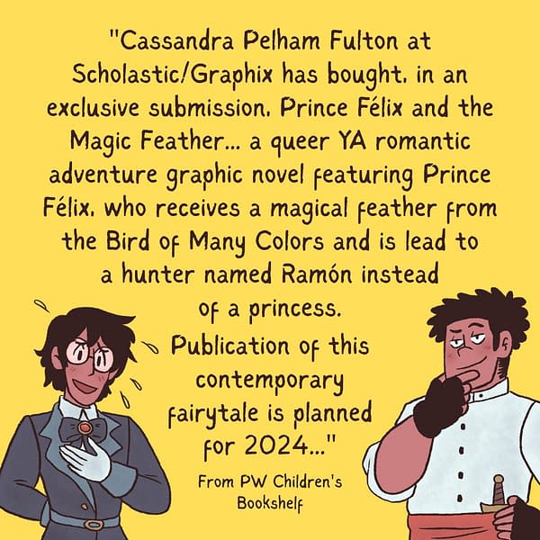 Kelly Fernández's Prince Félix & La Pluma Magia Scholastic OGN