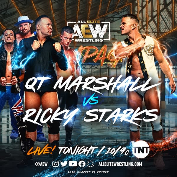 AEW Rampage promo graphic: QT Marshall vs. Ricky Starks