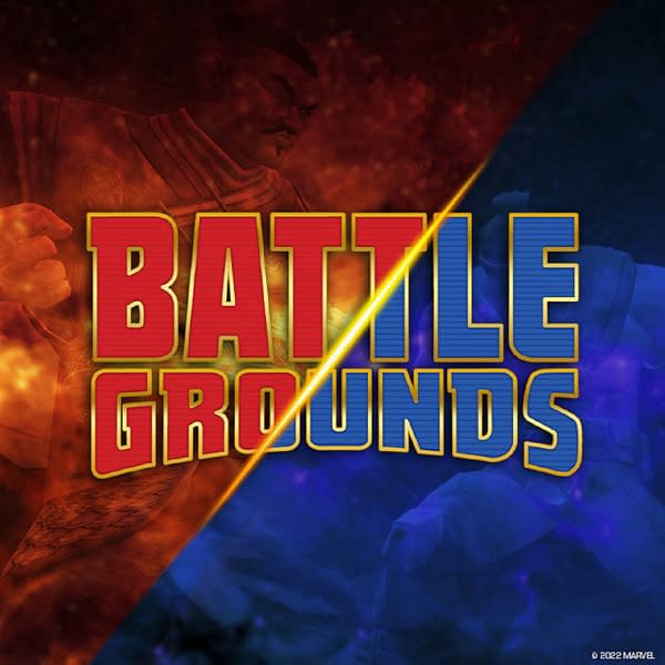 Battlegrounds logo for Marvel Contest Of Champions, courtesy of Kabam