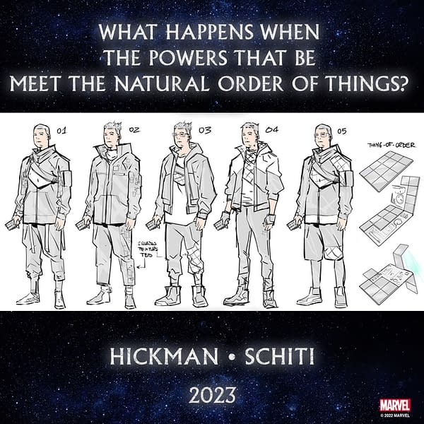 Jonathan Hickman & Valerio Schiti's Marvel Thing-Of-Order At NYCC