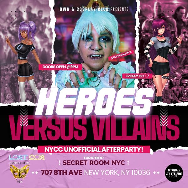 5 Days Of Parties For New York Comic Con -The NYCC Party List