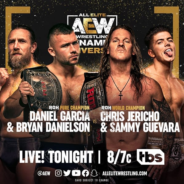 AEW Dynamite anniversary promo graphic