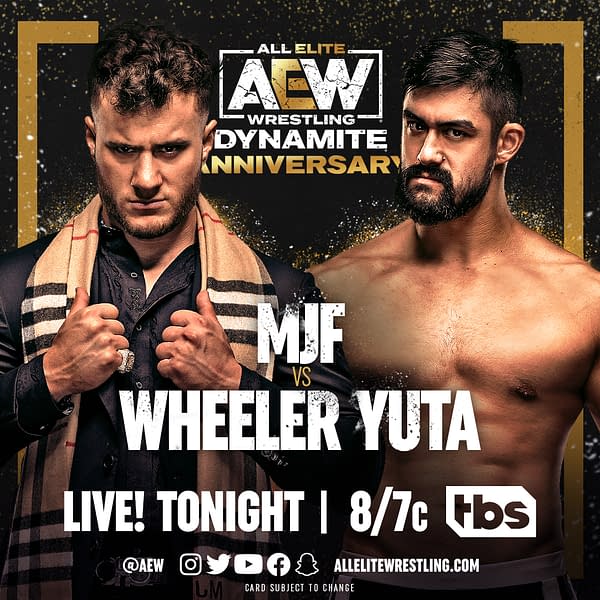 AEW Dynamite anniversary promo graphic