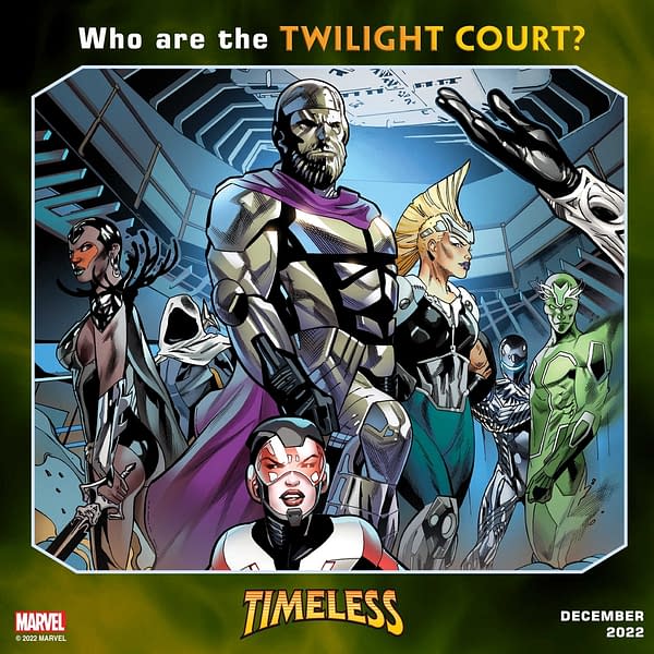 Marvel Teases The Twilight Court for Timeless 2022 #1