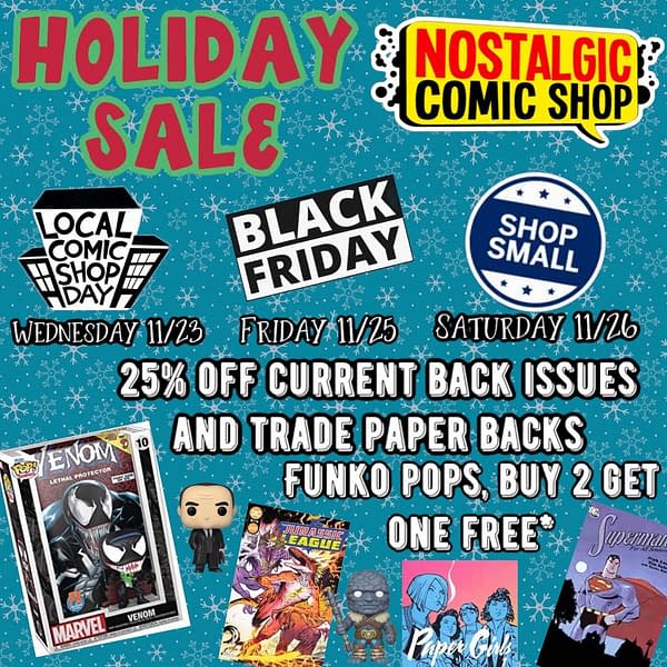 Black Friday Comic Book Store Sales