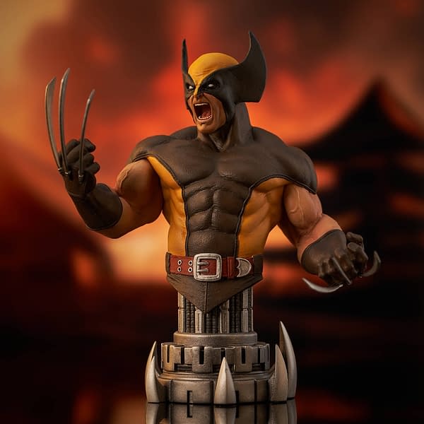 Exclusive Reveal- Diamond Select's New Wolverine Brown Suit Bust