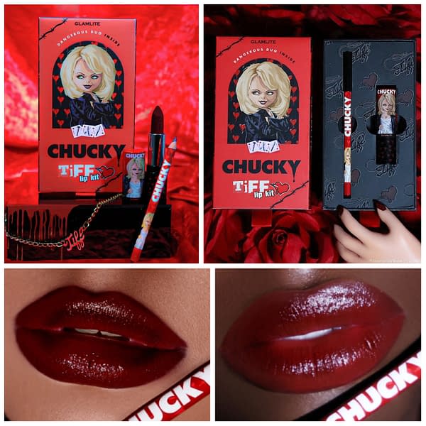 Chucky x Glamlite Cosmetics Unveil Killer Makeup Collection