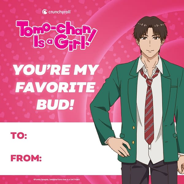 Tomo-Chan is a Girl! gets Valentine's Day Cards, New Trailer