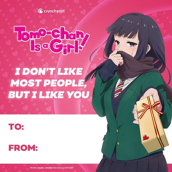Tomo-Chan Is a Girl! Offers New Trailer &#038; Valentine's Day Cards