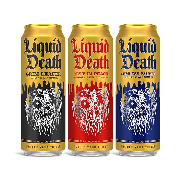 Liquid Death Reveals Three New Iced Tea Flavors