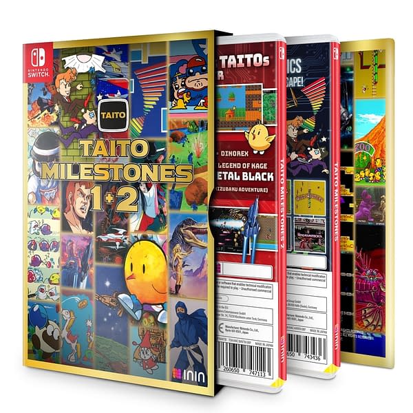 Taito Milestones 1 & 2 Bundle Collection Announced