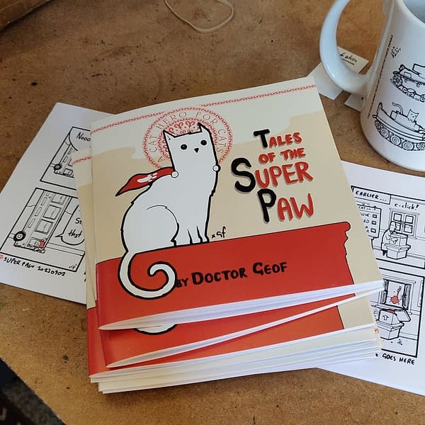 Doctor Geof Creates A Cat Superhero For The Lakes Comic Art Festival