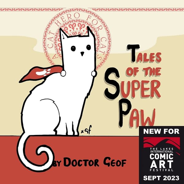 Doctor Geof Creates A Cat Superhero For The Lakes Comic Art Festival