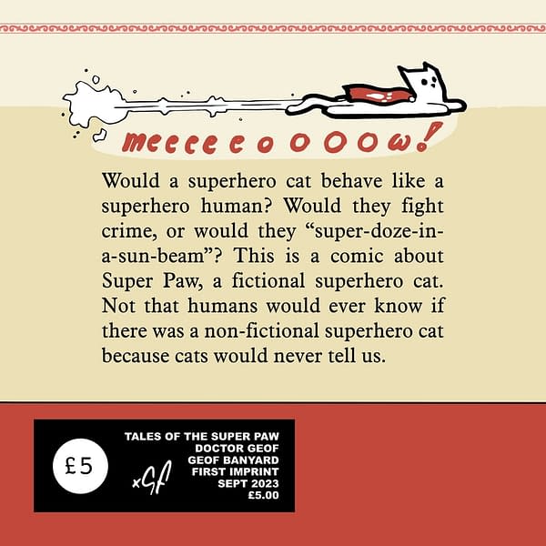 Doctor Geof Creates A Cat Superhero For The Lakes Comic Art Festival