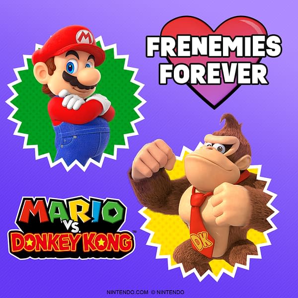 Nintendo Creates Mario Vs. Donkey Kong Valentine's Day Cards