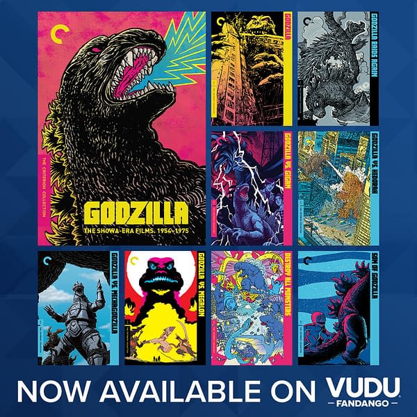 Godzilla Showa Era Films Now On Vudu, And It's The Criterion Versions
