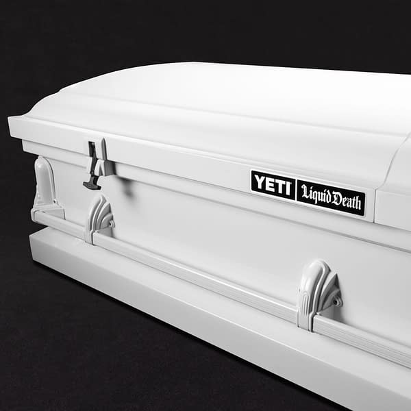 Liquid Death & Yeti Team Up To Auction Off a Casket Cooler