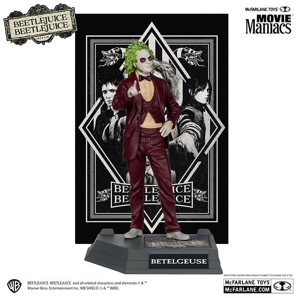 Get Ready for Beetlejuice Beetlejuice with McFarlane Movie Maniacs 