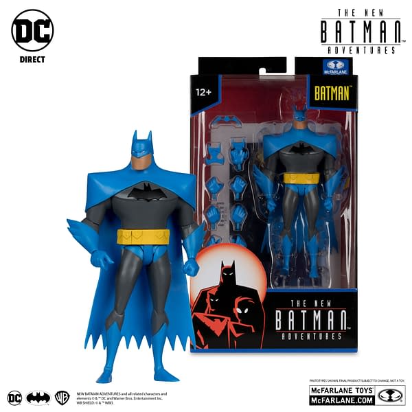 Batman is Back in Blue and Grey with New Animated McFarlane Figure 