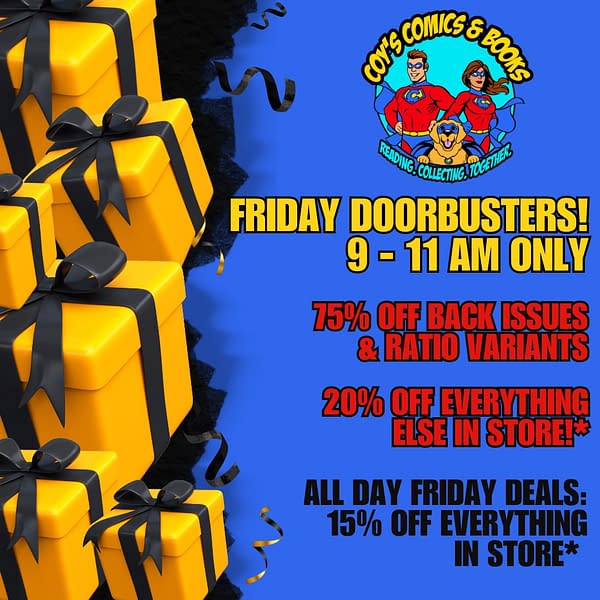 XX Comic Book Stores Doing Black Friday Sales Today