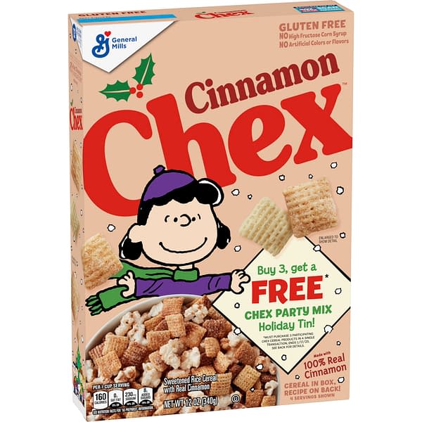 Peanuts Characters Will Adorne Chex Boxes For The Holidays