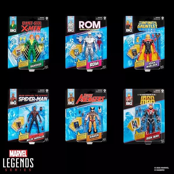 Pre-Orders Arrive for New Marvel Legends Wave with Mini Marvel Comics