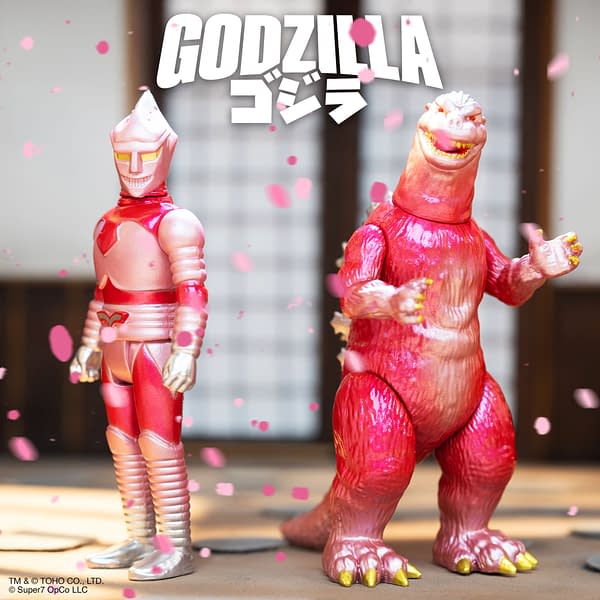 Godzilla Cherry Blossom ReAction Figures Coming From Super7 EXCLUSIVE