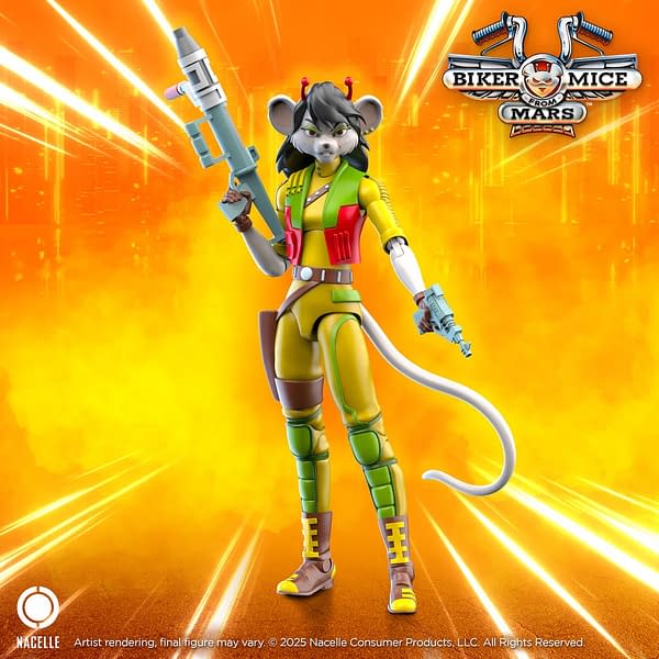 Carbine Takes Charge with New Biker Mice From Mars Figure from Nacelle