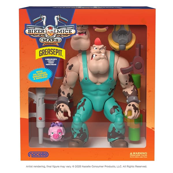 Biker Mice From Mars Greasepit Coming Soon from Nacelle 