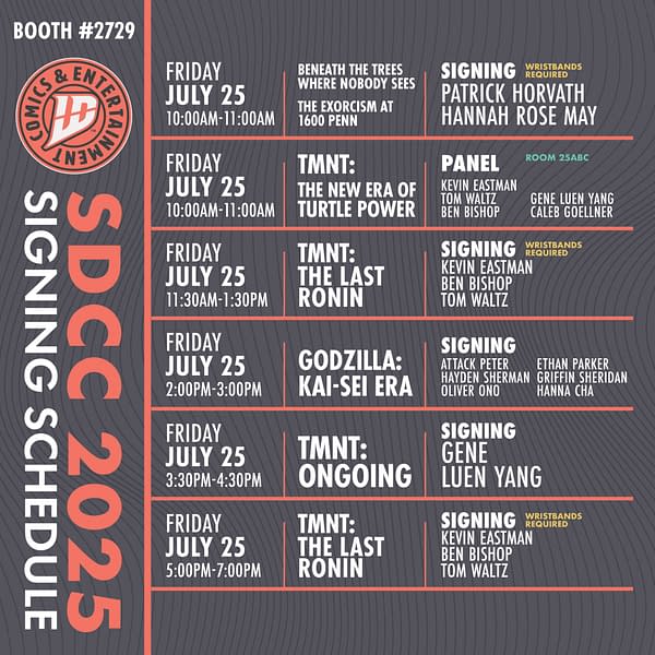 Bleeding Cool Walks Round The IDW Booth At San Diego Comic-Con Early