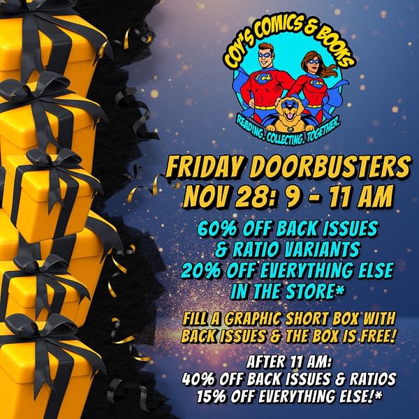 Black Friday Comic Book Stores