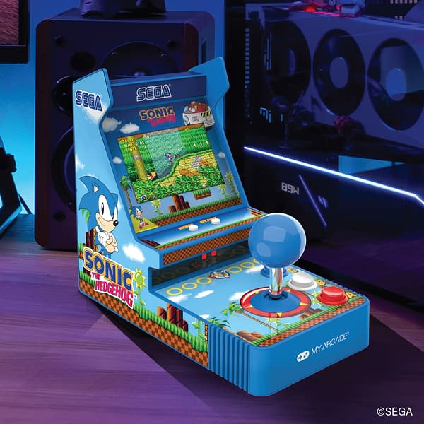 MyArcade & SEGA Release Sonic The Hedgehog Mini Arcades
