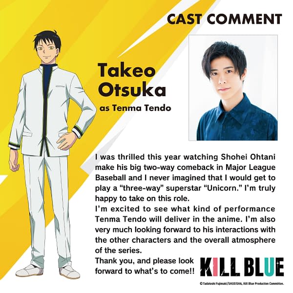 Kill Blue Anime Set for 2026: De-Aged Hitman Heads Back to High School